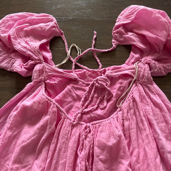 Free People puff sleeve Marina mini dress - Picture 5 of 8